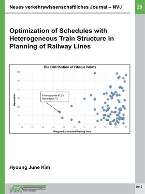 cover image of Optimization of Schedules with  Heterogeneous Train Structure in Plan-ning  of Railway Lines